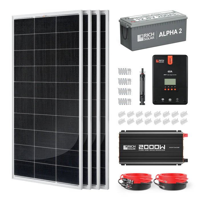 Rich Solar 800 Watt Complete Solar Kit