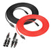 Rich Solar 10 Gauge Solar Panel Extension Cable with Male and Female Solar Connector Ends and Parallel Connectors | Pair of 10AWG Red and Black Extension Wire and Parallel Connectors | Choose Cable Length: 30ft, 50ft Rich Solar