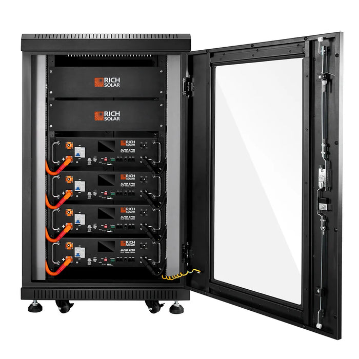 Rich Solar ALPHA 5 PRO | 51.2V 100Ah LiFePO4 Battery | Premium 48V Server Rack Lithium Battery for Residential, Commercial, RVs, Off-Grid | 7,000 Lifetime Cycles | 10 Year Warranty | UL1973, UL9540A Certified