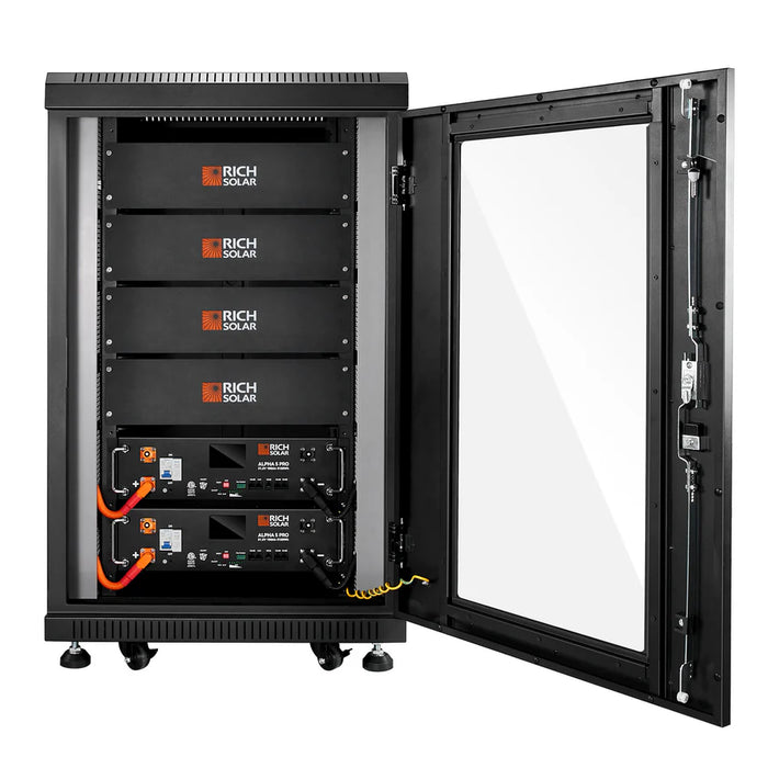 Rich Solar ALPHA 5 PRO | 51.2V 100Ah LiFePO4 Battery | Premium 48V Server Rack Lithium Battery for Residential, Commercial, RVs, Off-Grid | 7,000 Lifetime Cycles | 10 Year Warranty | UL1973, UL9540A Certified