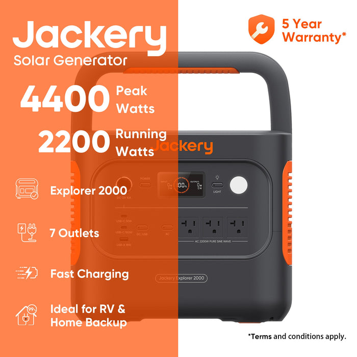 Jackery Explorer 2000 v2 US Solar Shop
