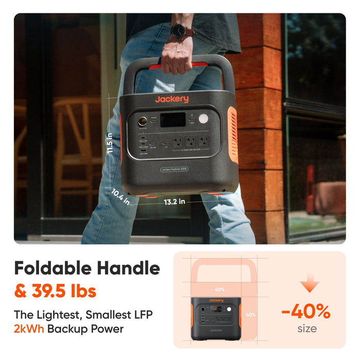 Jackery Explorer 2000 v2 US Solar Shop