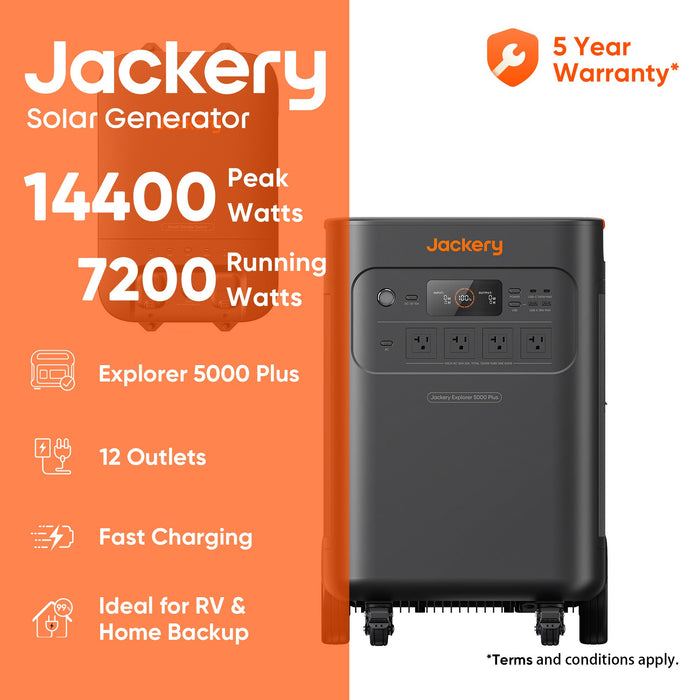 Jackery Solar Generator 5000 Plus Jackery Warehouse