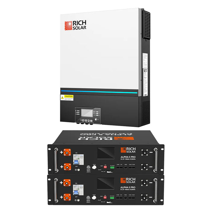 Rich Solar NOVA 6548 | 6500 Watt (6.5kW) 48 Volt Off-Grid Hybrid Solar Inverter | Premium 6500W 48V Hybrid Inverter for Campers, Cabins, Tiny Homes, ADUs, RVs, Off-Grid | UL Certified