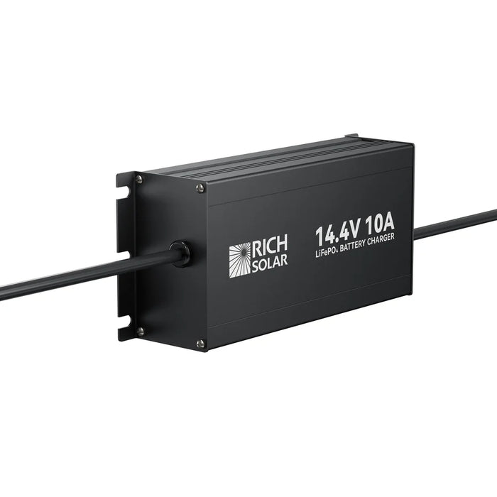 Rich Solar 12V(14.4V) 10A | 100-240VAC | 12V LiFePO4 Battery Charger