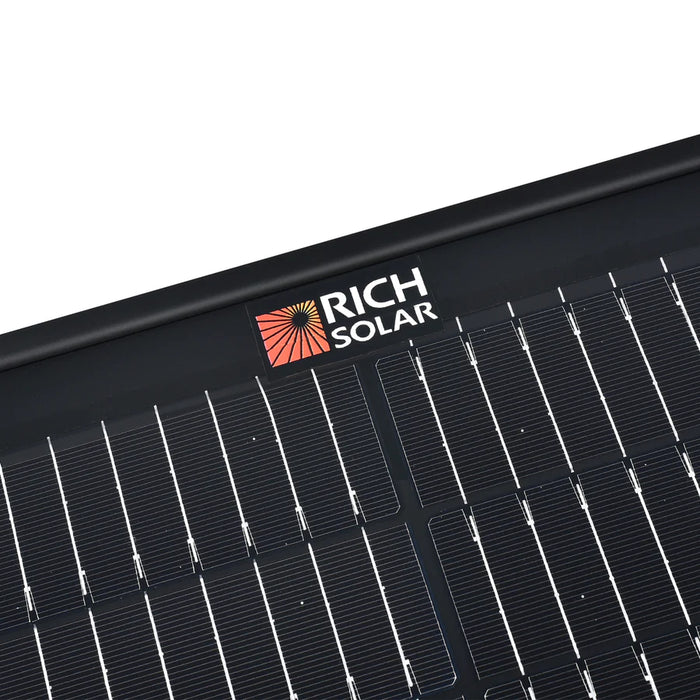 Rich Solar MEGA 100 Portable Briefcase Solar Panel | 100 Watt Portable Solar Panel | Premier 12V Portable Solar Panel for Generators, Power Stations, Vans | High Efficiency BACKORDER