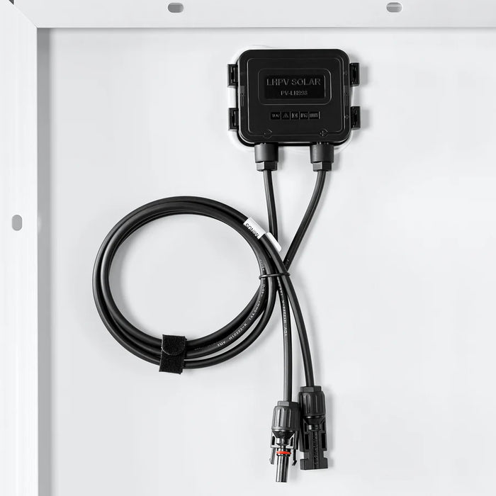 Rich Solar MEGA 130 SLIM | 130 Watt Slim Solar Panel | Compact 12V Narrow Panel for Vans, Campers, Boats | UL Certified BACKORDER