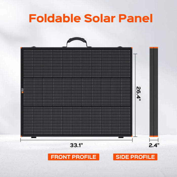 Rich Solar MEGA 200 Portable Briefcase Solar Panel | 200 Watt Portable Solar Panel | Powerful 12V Portable Solar Panel for Generators, Power Stations, Campers | High Efficiency