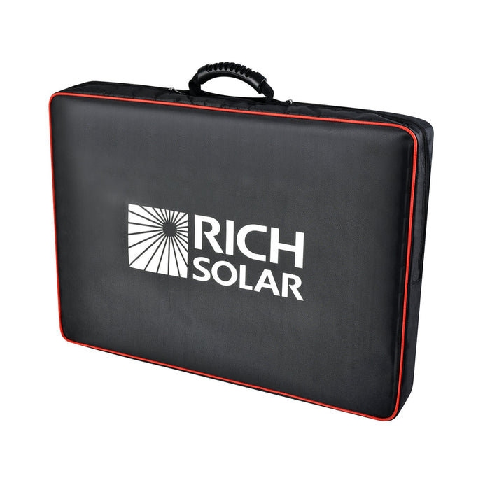 Rich Solar MEGA 200 Portable Briefcase Charging Kit | 200 Watt Portable Solar Panel | Premium 12V Portable Solar Panel for Generators, Vans, Campers | High Efficiency