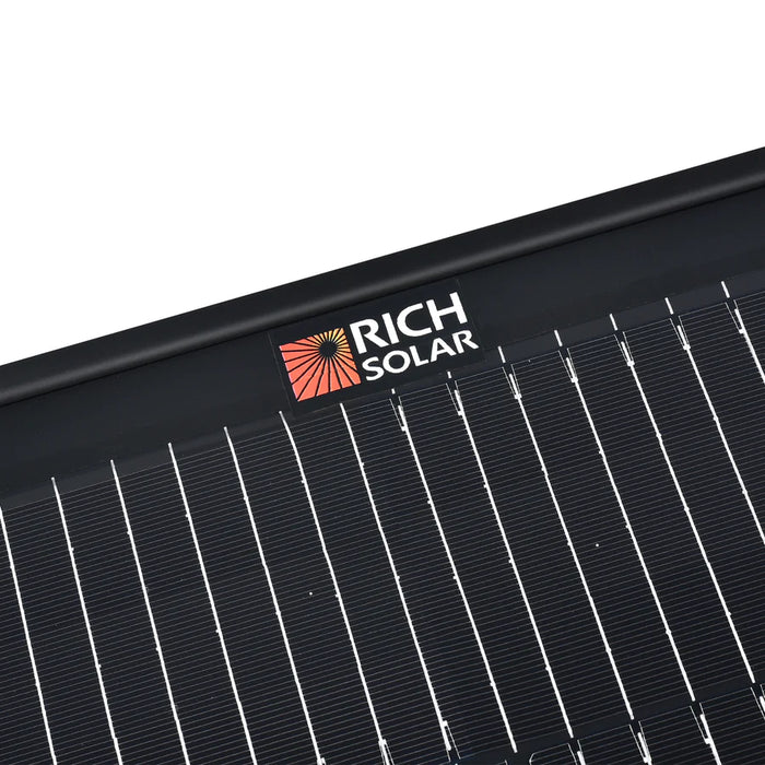 Rich Solar MEGA 200 Portable Briefcase Charging Kit | 200 Watt Portable Solar Panel | Premium 12V Portable Solar Panel for Generators, Vans, Campers | High Efficiency