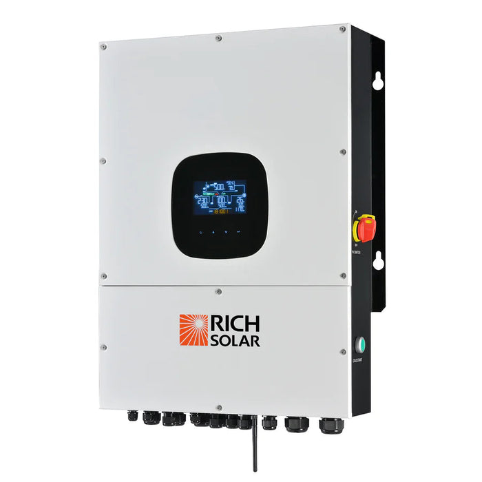 Rich Solar NOVA 12K PV Hybrid Inverter Solar Kit | 61.44kWH Server Lithium Battery [KIT-SR0002] Rich Solar