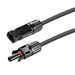 Rich Solar 10 Gauge Solar Panel Extension Cable with Male and Female Solar Connector Ends | Pair of 10AWG Red and Black Extension Wire with Connectors on Both Ends | Choose Cable Length: 10ft, 15ft, 20ft, 30ft, 50ft, 75ft, 100ft Rich Solar