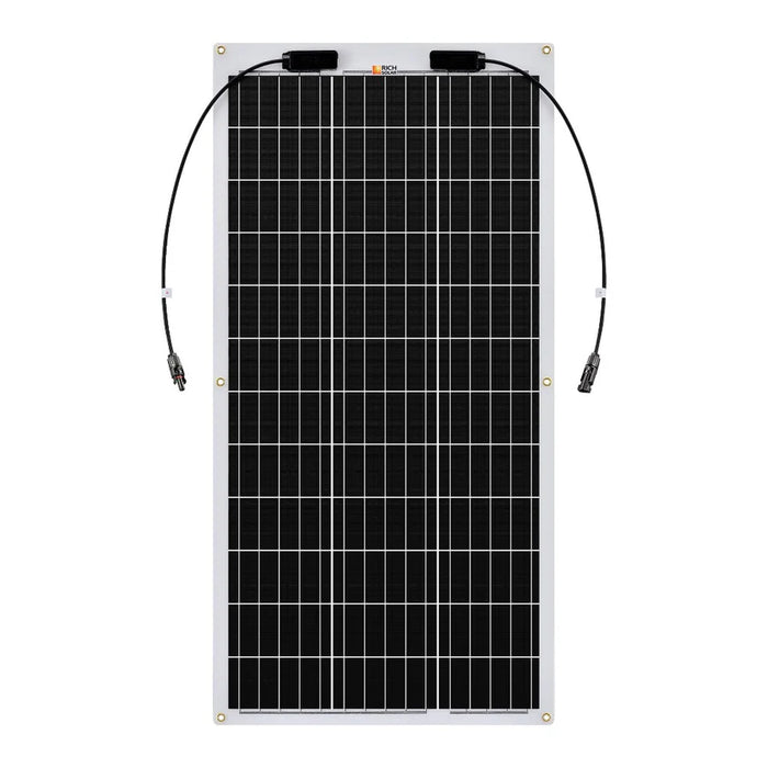 Rich Solar MEGA 100 FLEX | 100 Watt Flexible Solar Panel | Lightweight 12V Flexible Solar Panel for Vans, Boats, Trailers | High Efficiency