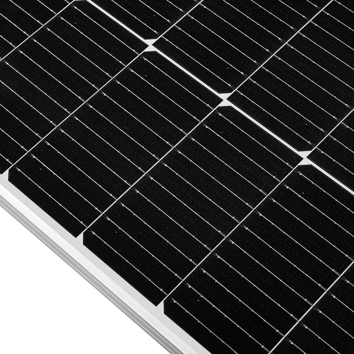 Rich Solar MEGA 100 SLIM 2025 | 100 Watt Slim Solar Panel | Compact 12V Off-Grid Narrow Solar Panel | 25-Year Output Warranty | UL Certified