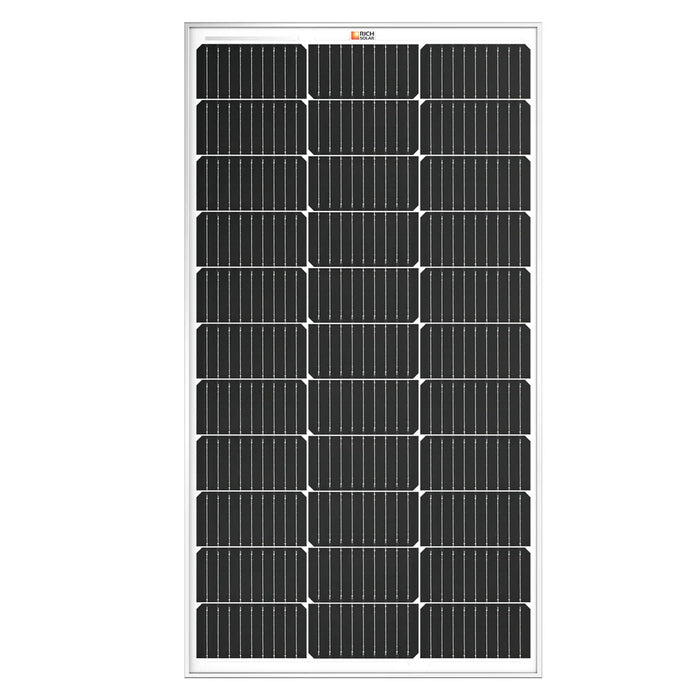 Rich Solar MEGA 100 | 100 Watt Solar Panel | Premier 12V Off-Grid Solar Panel for Vans, Campers, Boats | 25-Year Output Warranty | UL Certified