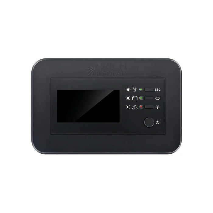 Rich Solar Inverter Remote Controller with LCD | Wall-Mount Meter for NOVA SWITCH & SUPERCHARGER Rich Solar