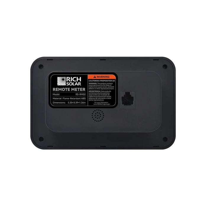 Rich Solar Inverter Remote Controller with LCD | Wall-Mount Meter for NOVA SWITCH & SUPERCHARGER Rich Solar