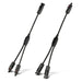 Rich Solar Y Branch 2-to-1 Solar Panel Parallel Adapters | Weatherproof PV Adapters for Solar Connection | Plug and Play Rich Solar