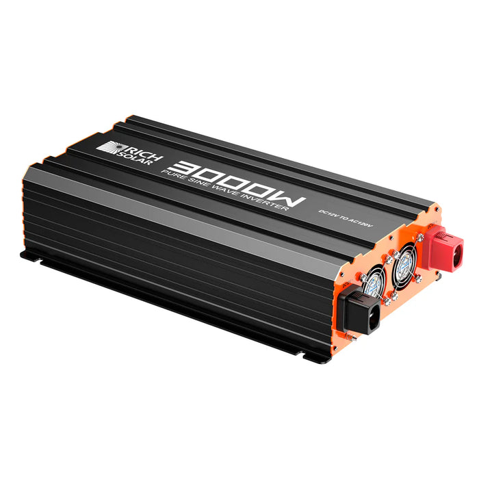 Rich Solar NOVA PURE 3K | 3000 Watt (3kW) 12 Volt Industrial Pure Sine Wave Inverter | Powerful 3000W 12V Off-Grid Inverter for RVs, Trailers, Campers, Vans, Trucks, Overlanders, Boats