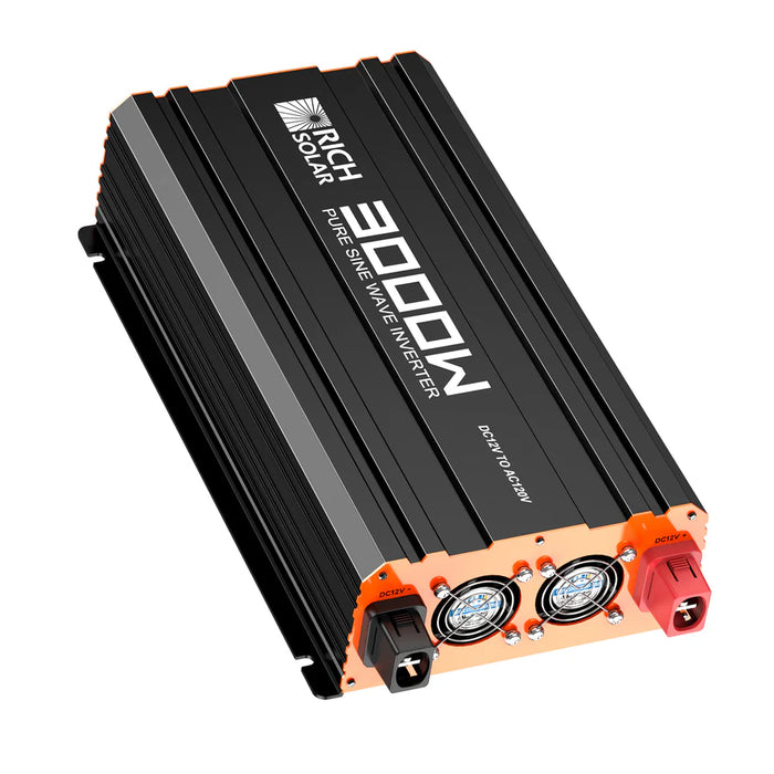 Rich Solar NOVA PURE 3K | 3000 Watt (3kW) 12 Volt Industrial Pure Sine Wave Inverter | Powerful 3000W 12V Off-Grid Inverter for RVs, Trailers, Campers, Vans, Trucks, Overlanders, Boats